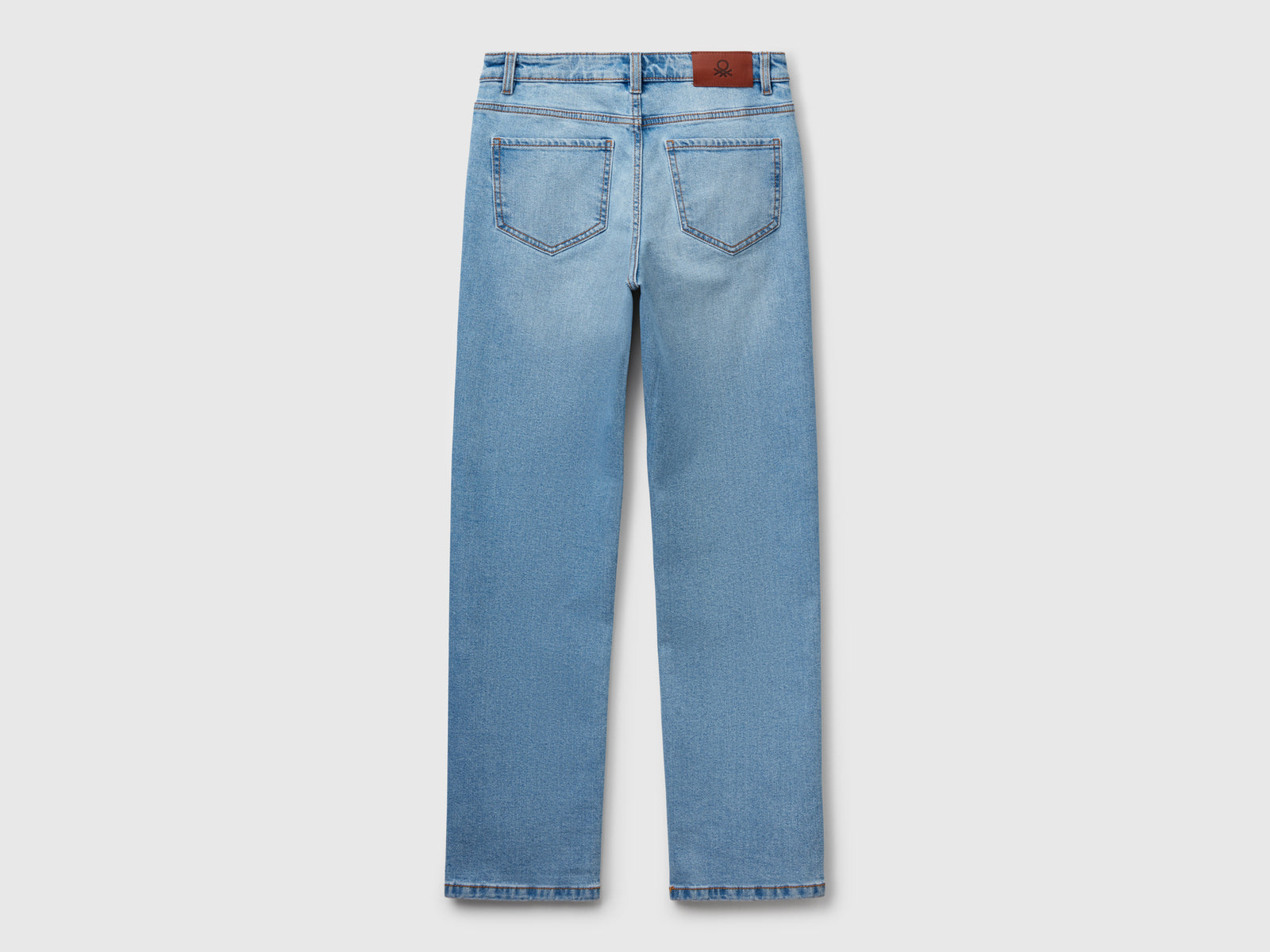 Jeans straight da donna azzurro 2 | Benetton Outlet