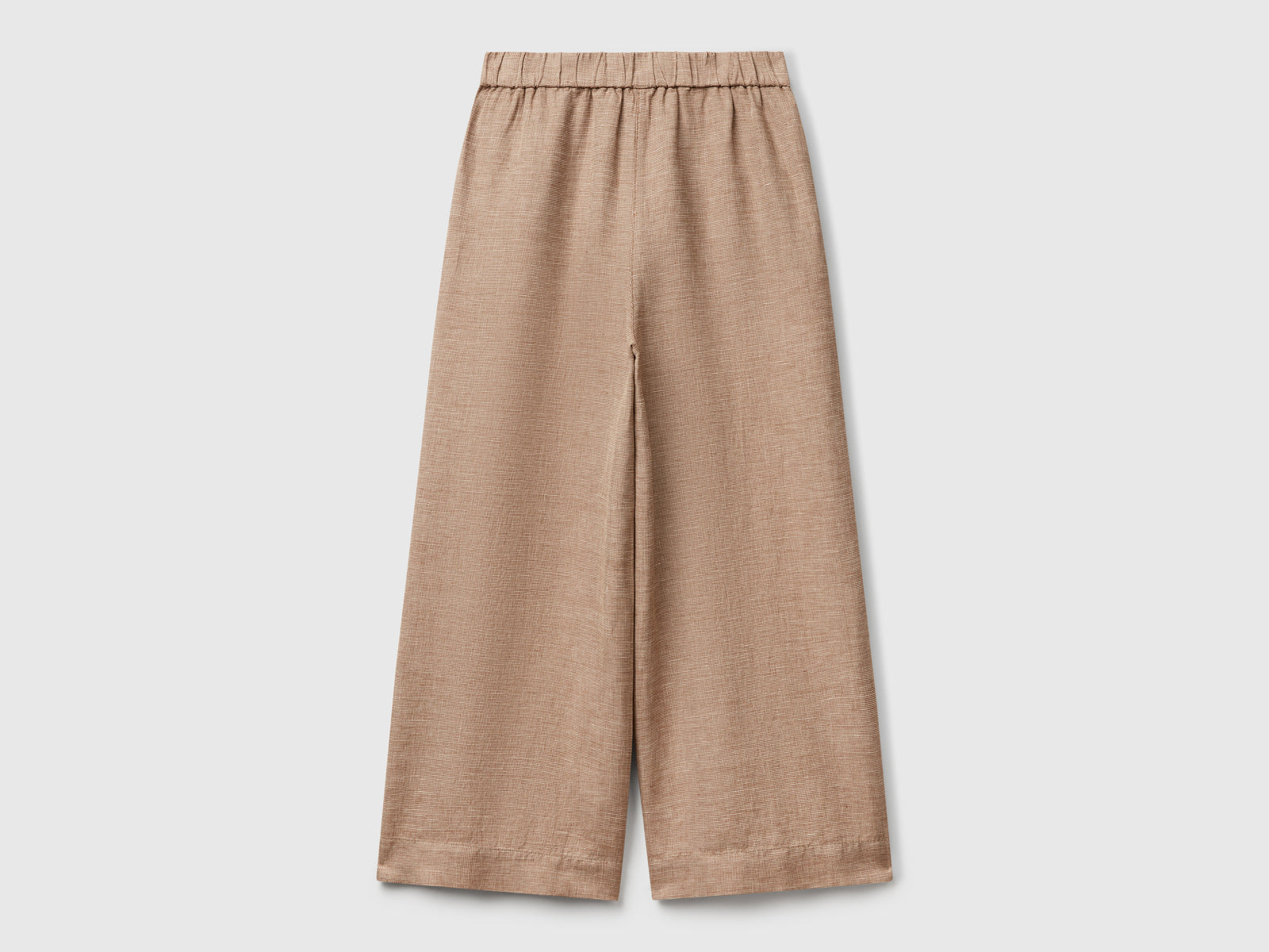 Pantaloni con gamba ampia da donna marrone 2 | Benetton Outlet