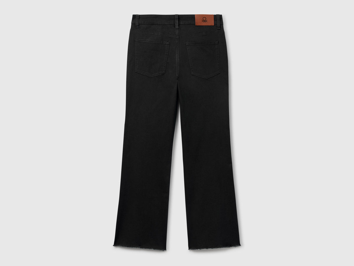 Pantaloni cropped cinque tasche