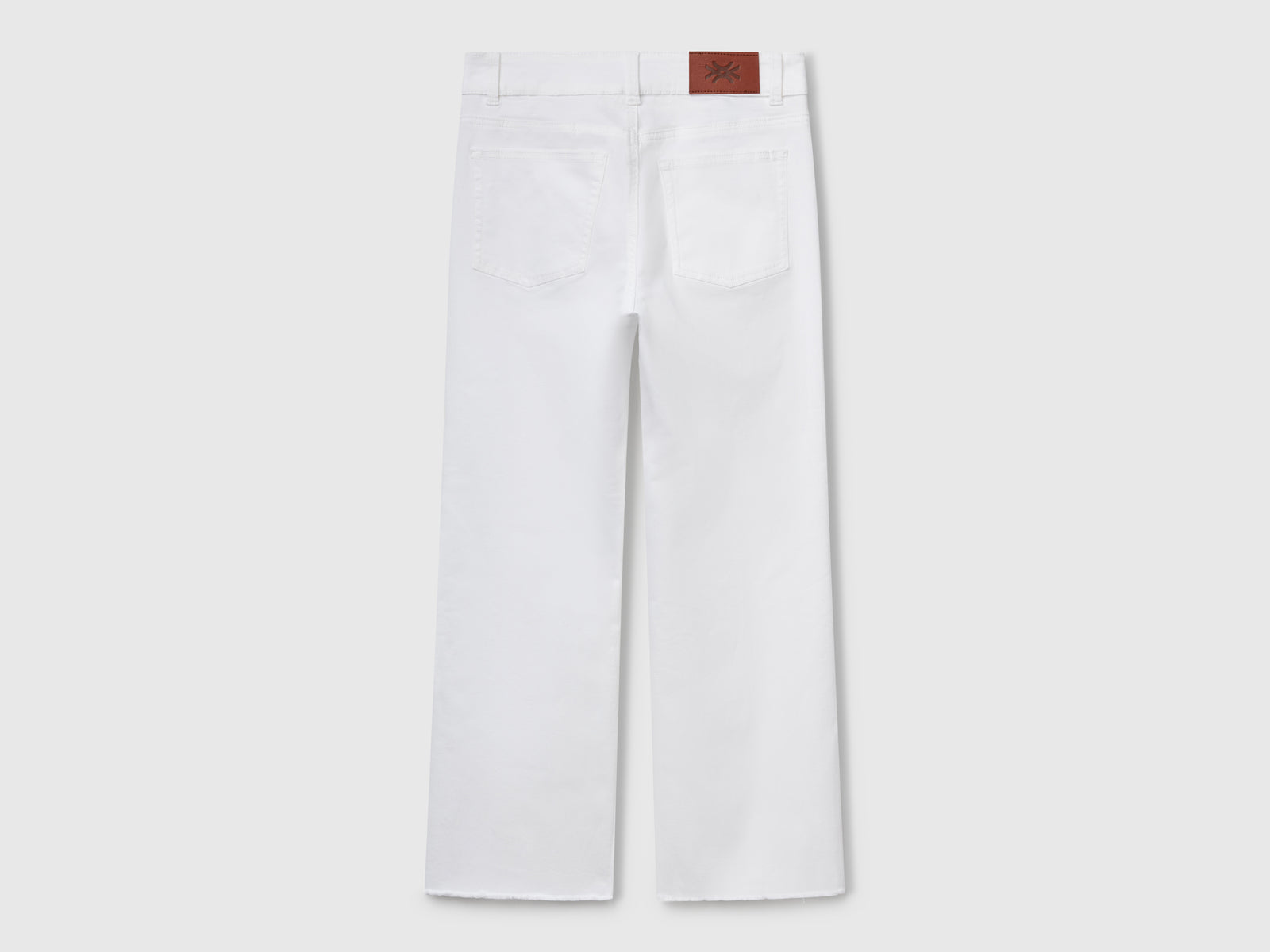 Pantalones cropped de cinco bolsillos da donna bianco 2 | Benetton Outlet