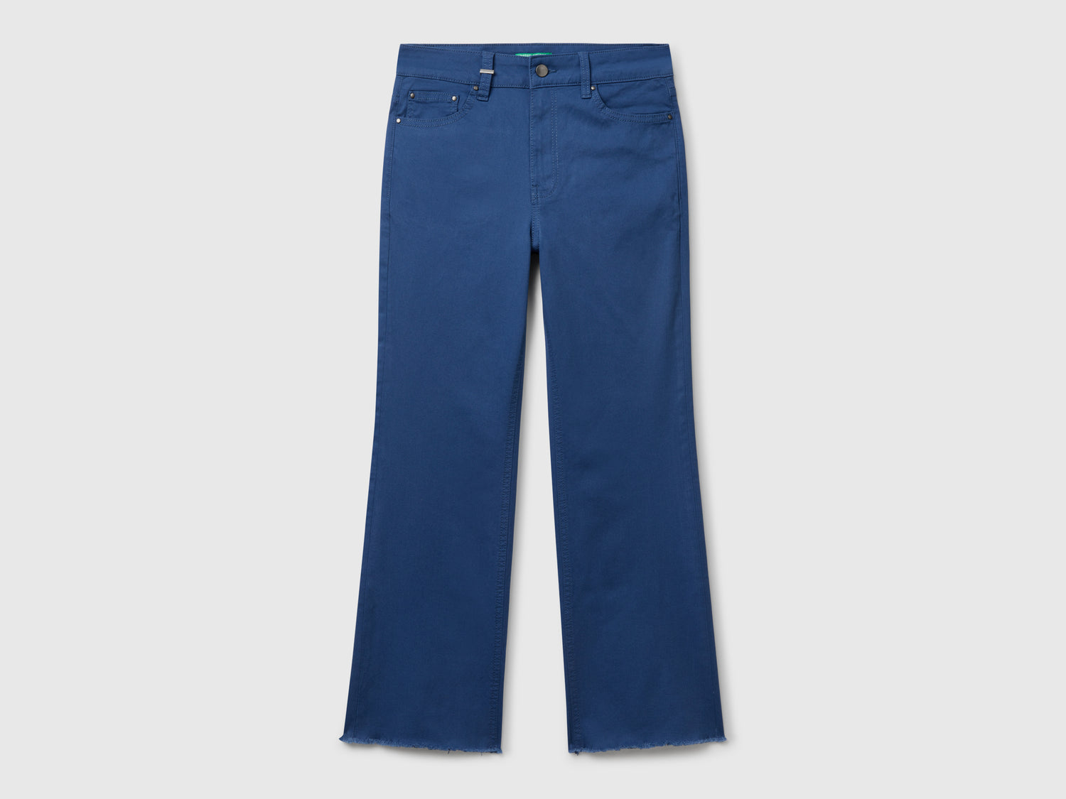 Five-pocket cropped trousers da donna avio | Benetton Outlet
