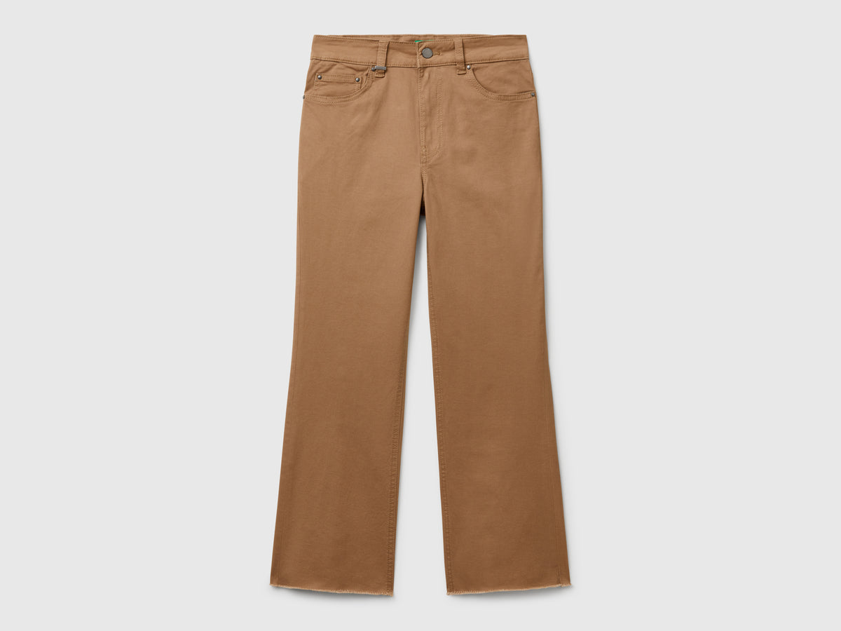 Pantalones cropped de cinco bolsillos