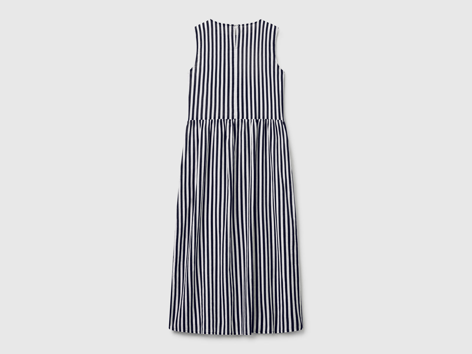 Vestito midi a righe da donna blu scuro 2 | Benetton Outlet