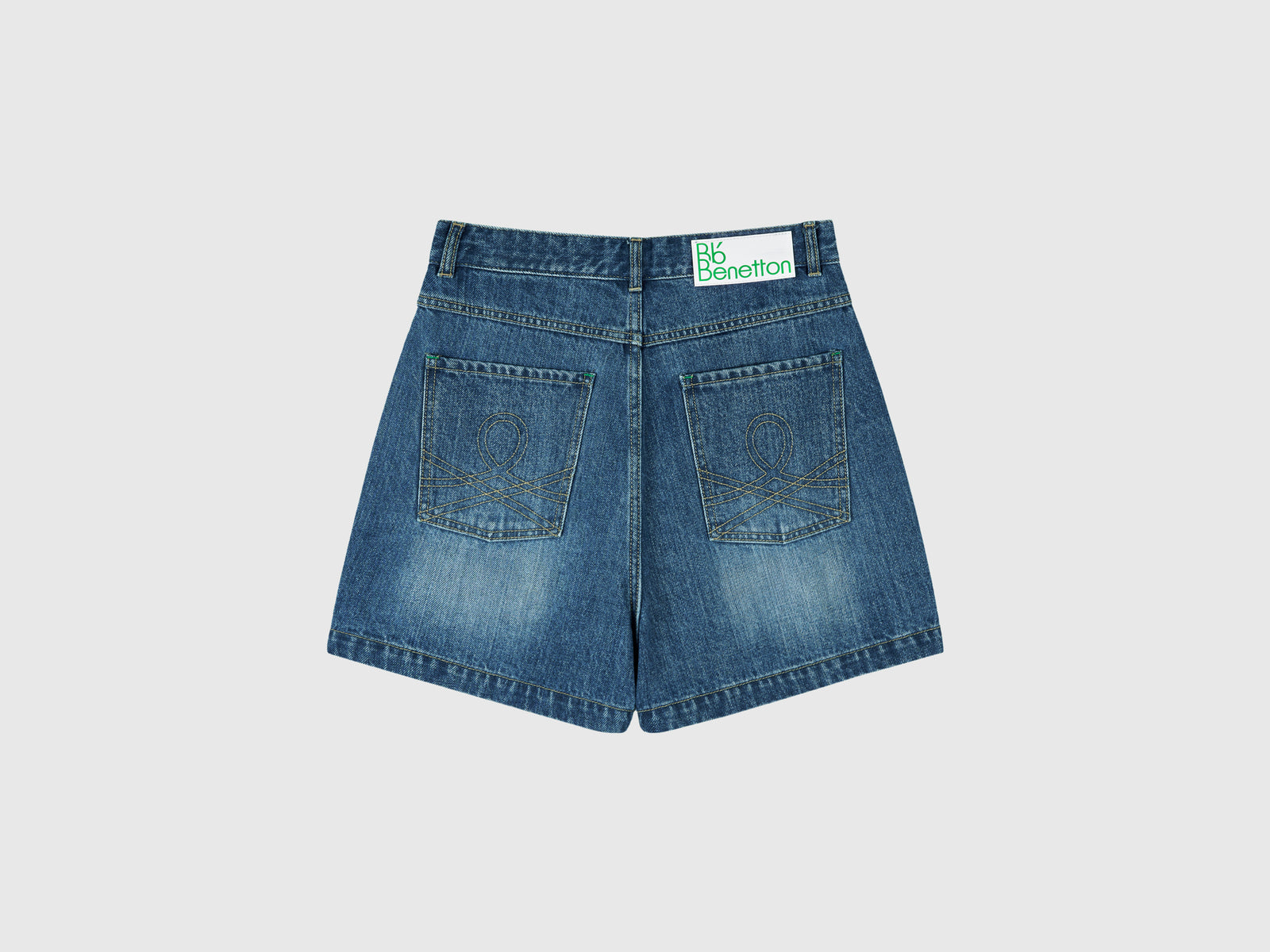 Jeans corti da donna blu 2 | Benetton Outlet
