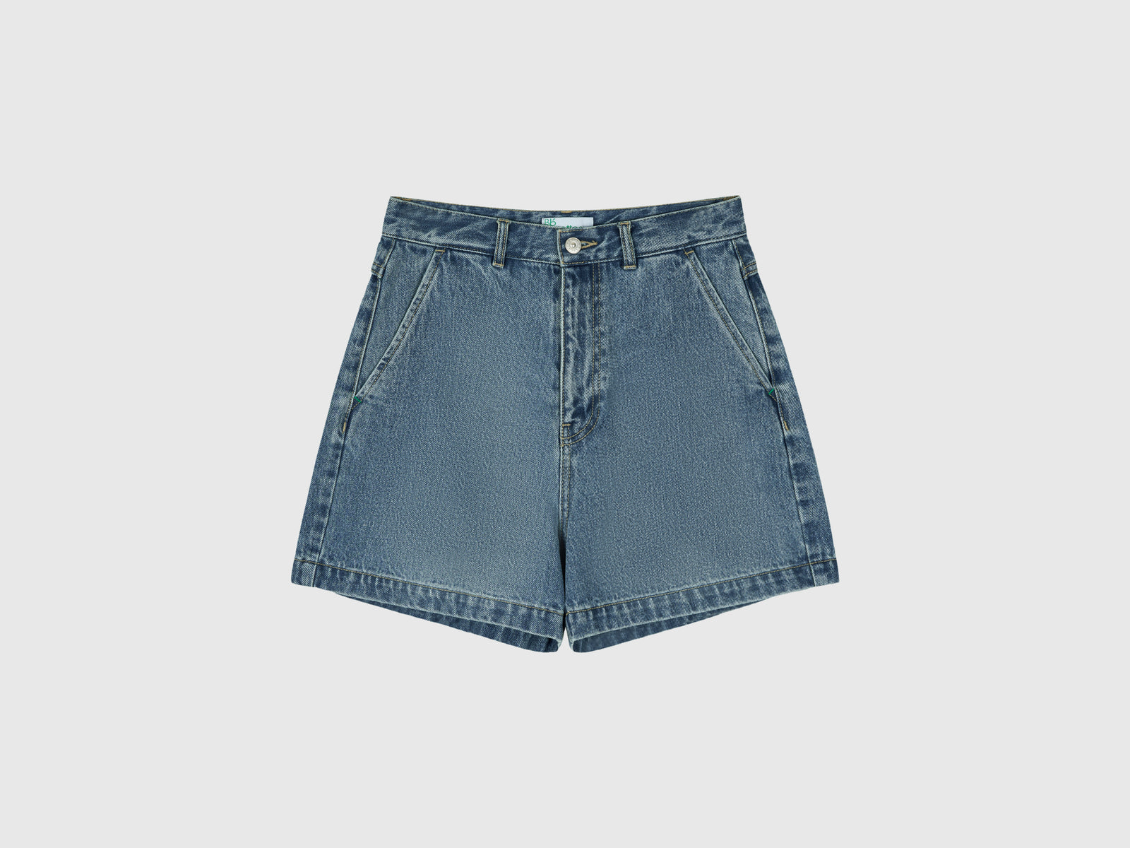 Jeans corti da donna azzurro | Benetton Outlet