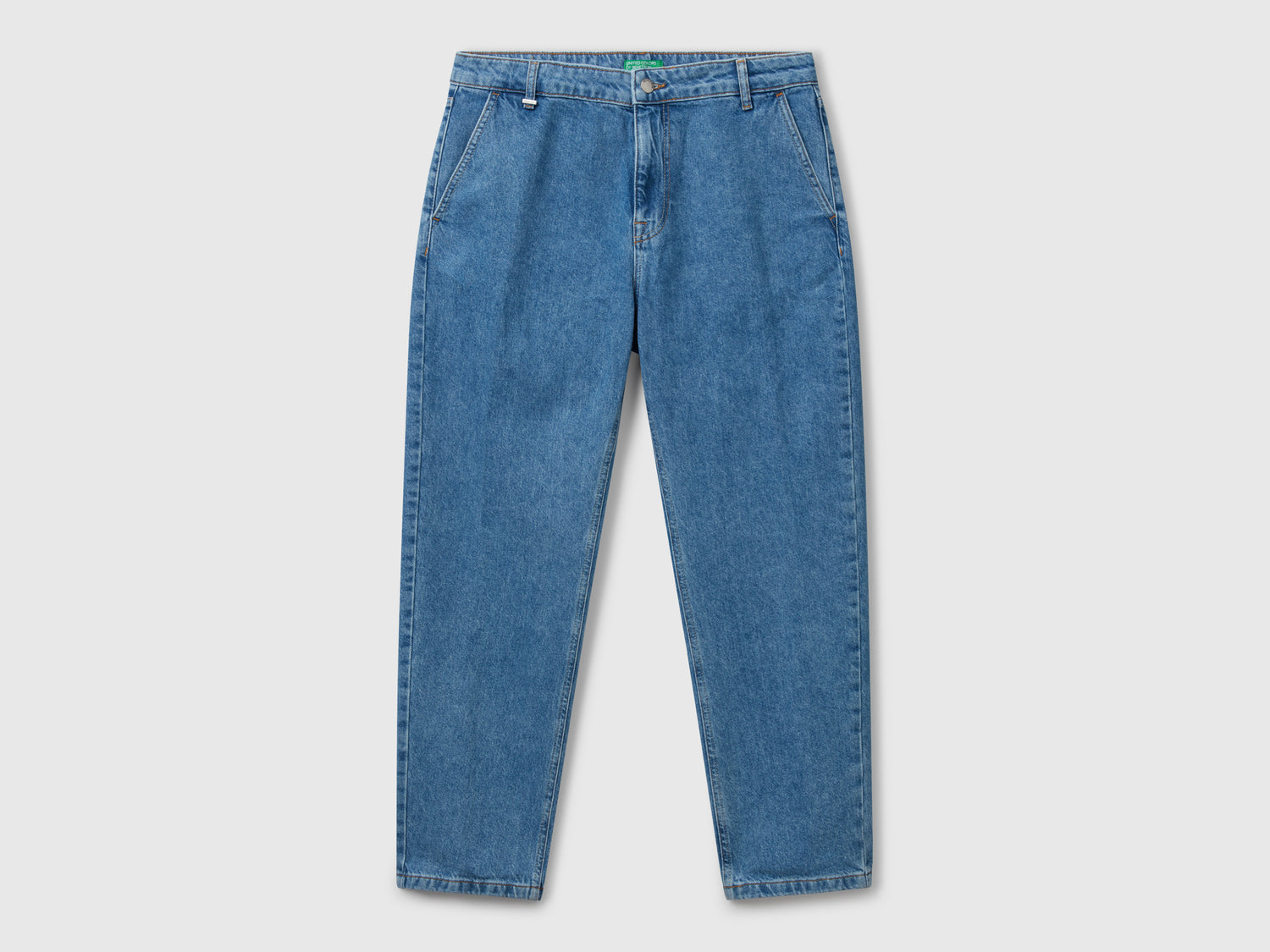Jeans chino regular fit da uomo blu | Benetton Outlet