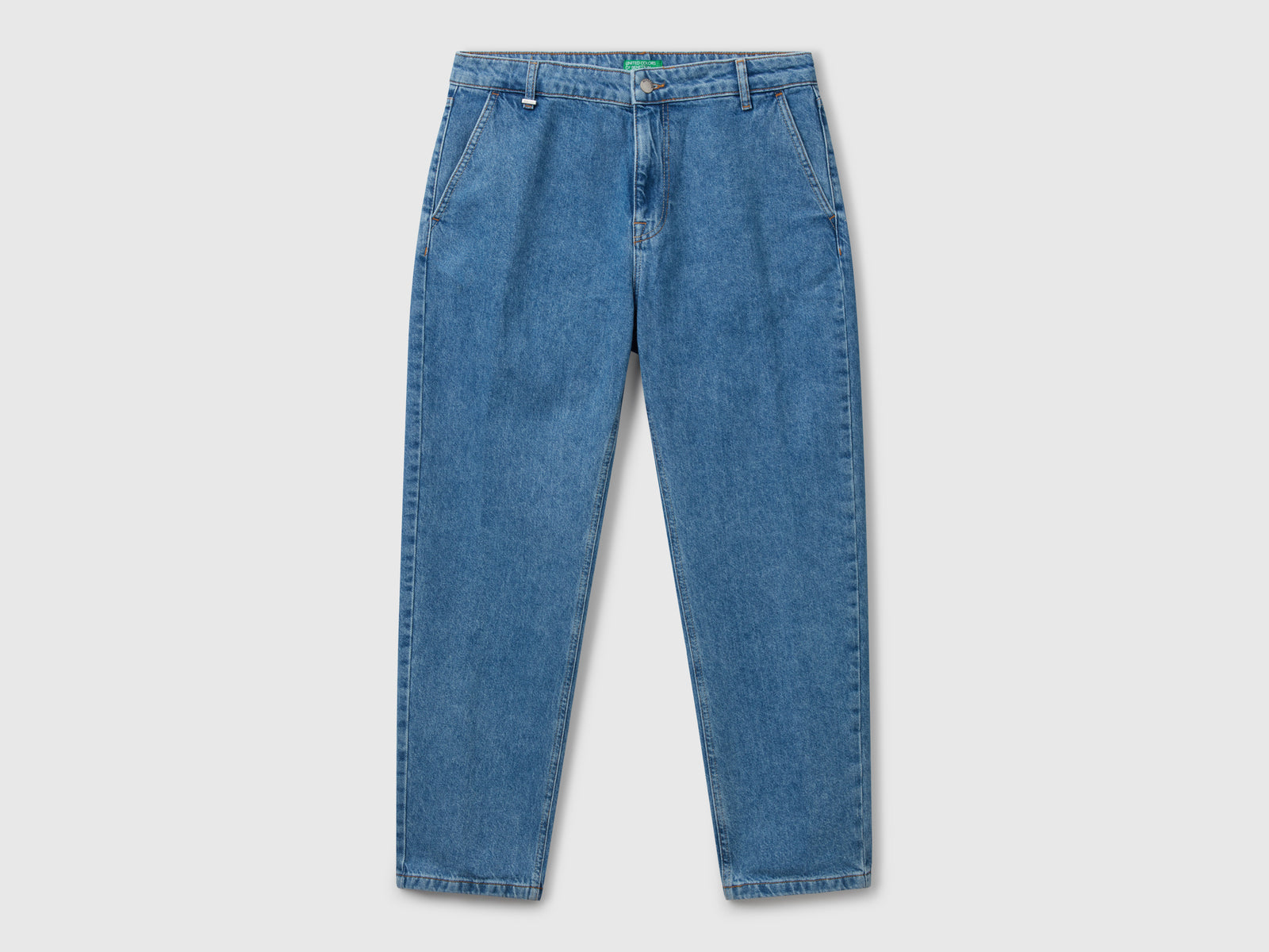 Jeans chino regular fit da uomo blu | Benetton Outlet