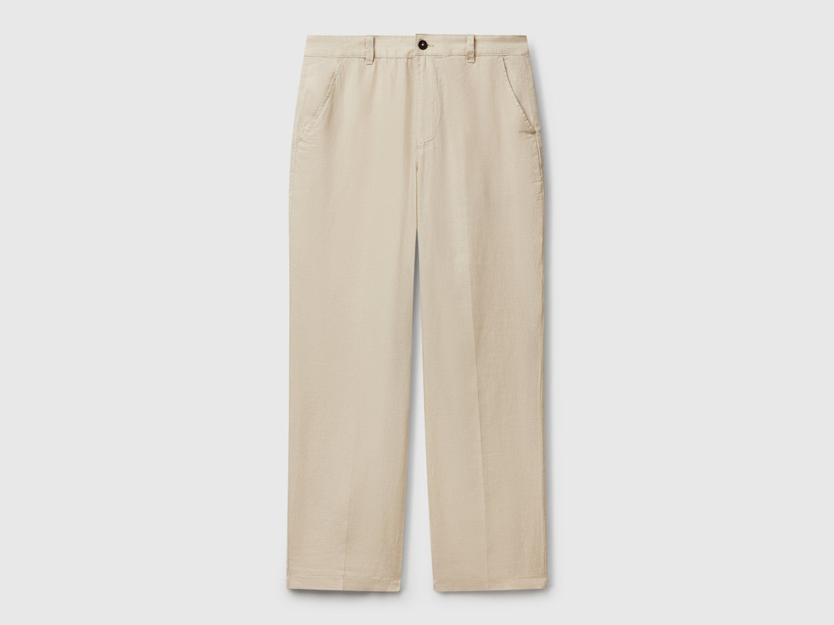 Chino in puro lino