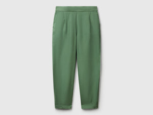 Pantaloni morbidi in puro lino