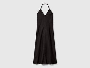 Vestito lungo in puro lino