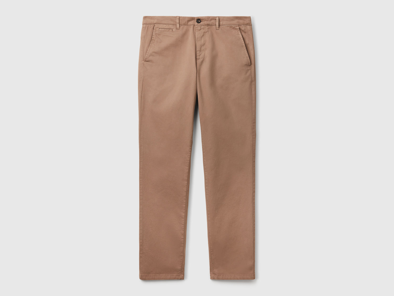 Chino slim fit da uomo tortora | Benetton Outlet
