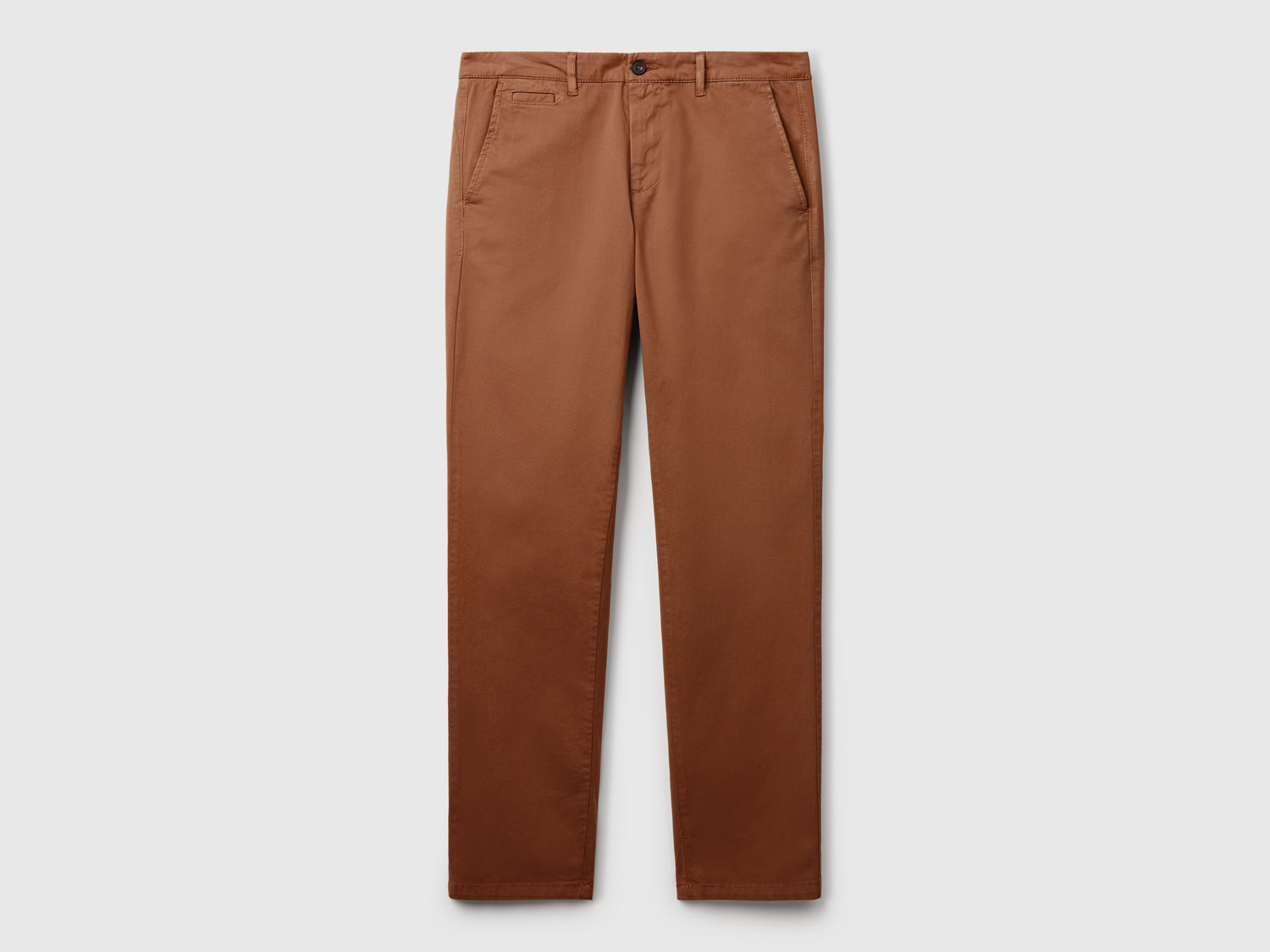 Chino slim fit da uomo marrone | Benetton Outlet