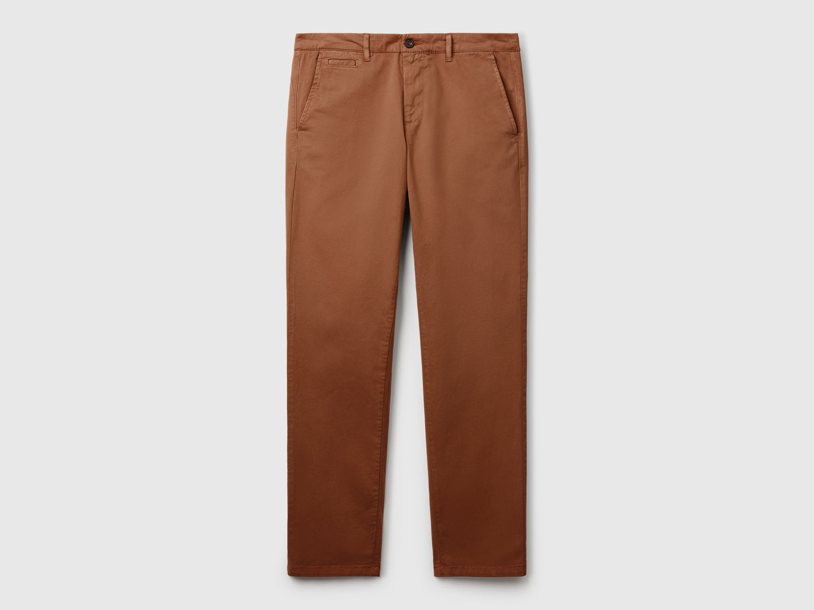 Chino slim fit da uomo marrone | Benetton Outlet