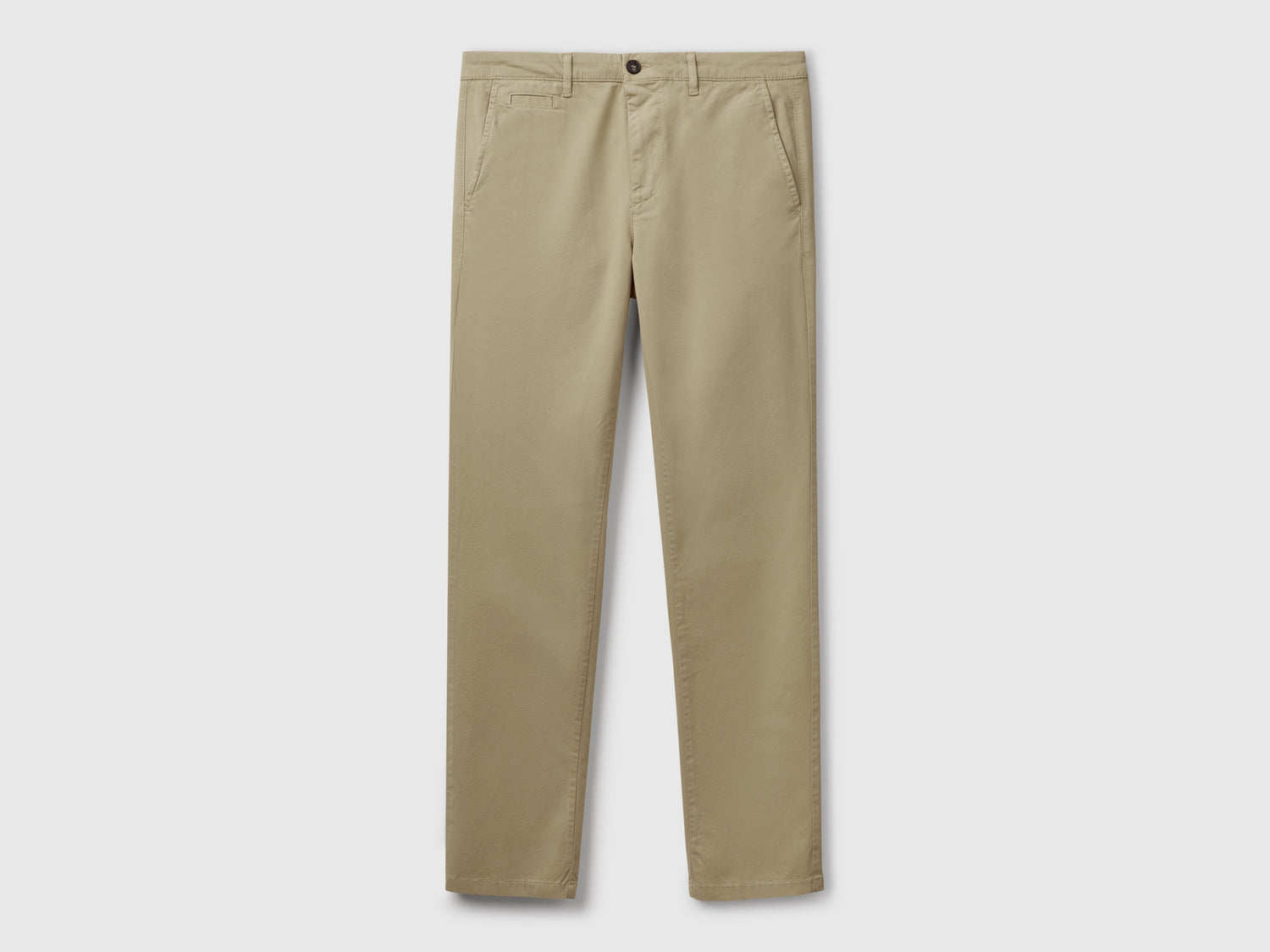 Chino slim fit verde salvia da uomo verde chiaro | Benetton Outlet
