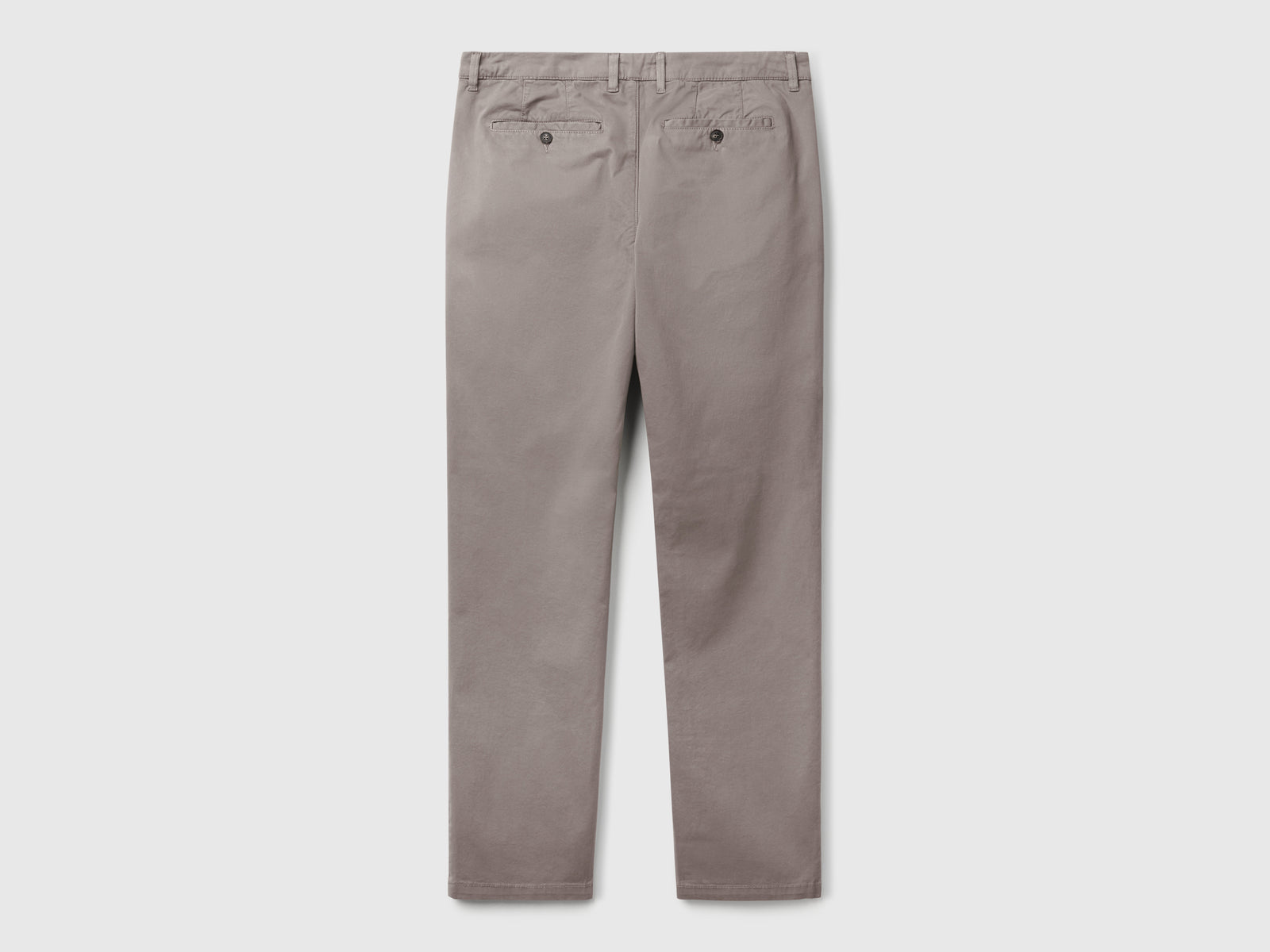 Chinoo topo slim fit da uomo grigio scuro 2 | Benetton Outlet