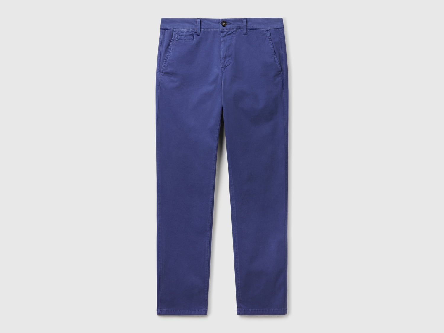 Chino slim fit da uomo blu | Benetton Outlet