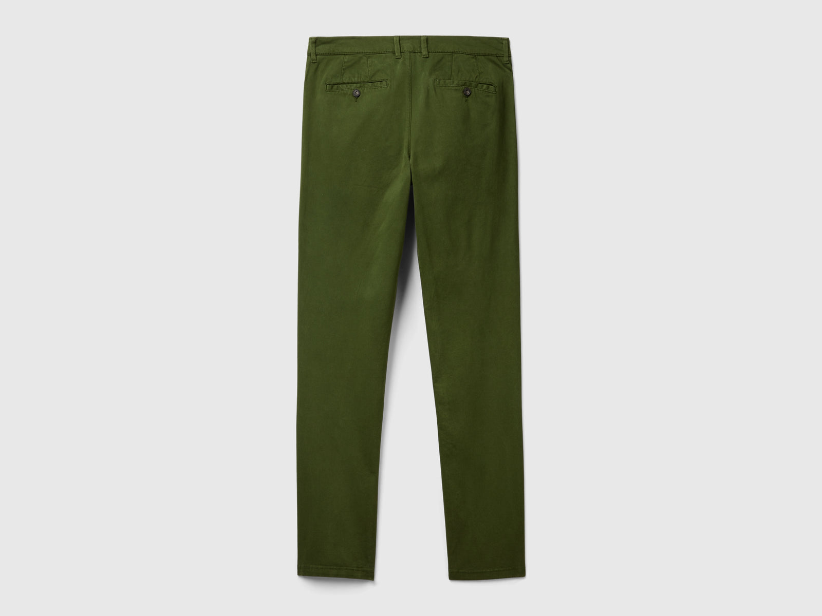 Chino slim fit da uomo verde oliva 2 | Benetton Outlet