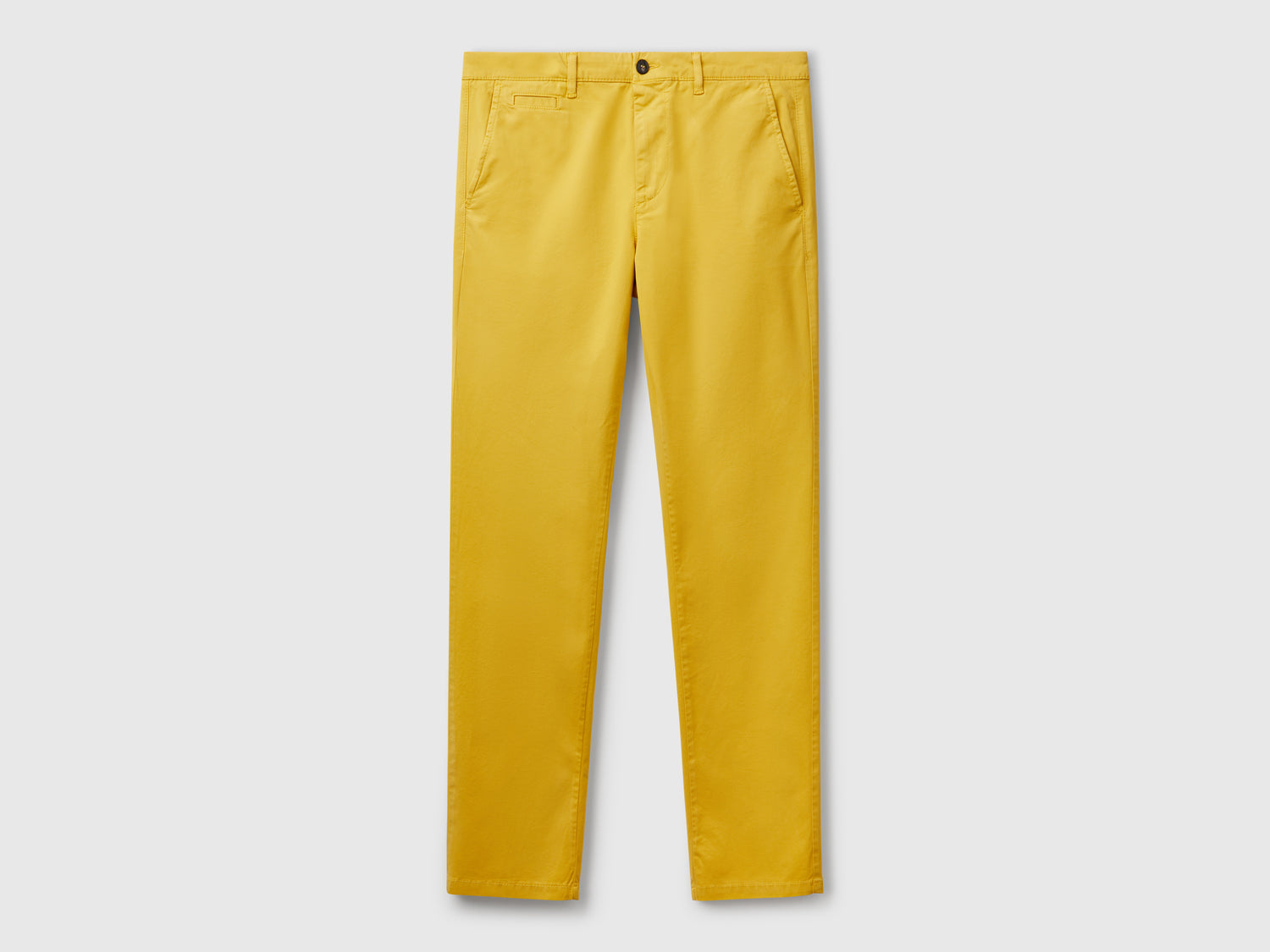 Chino slim fit da uomo senape | Benetton Outlet