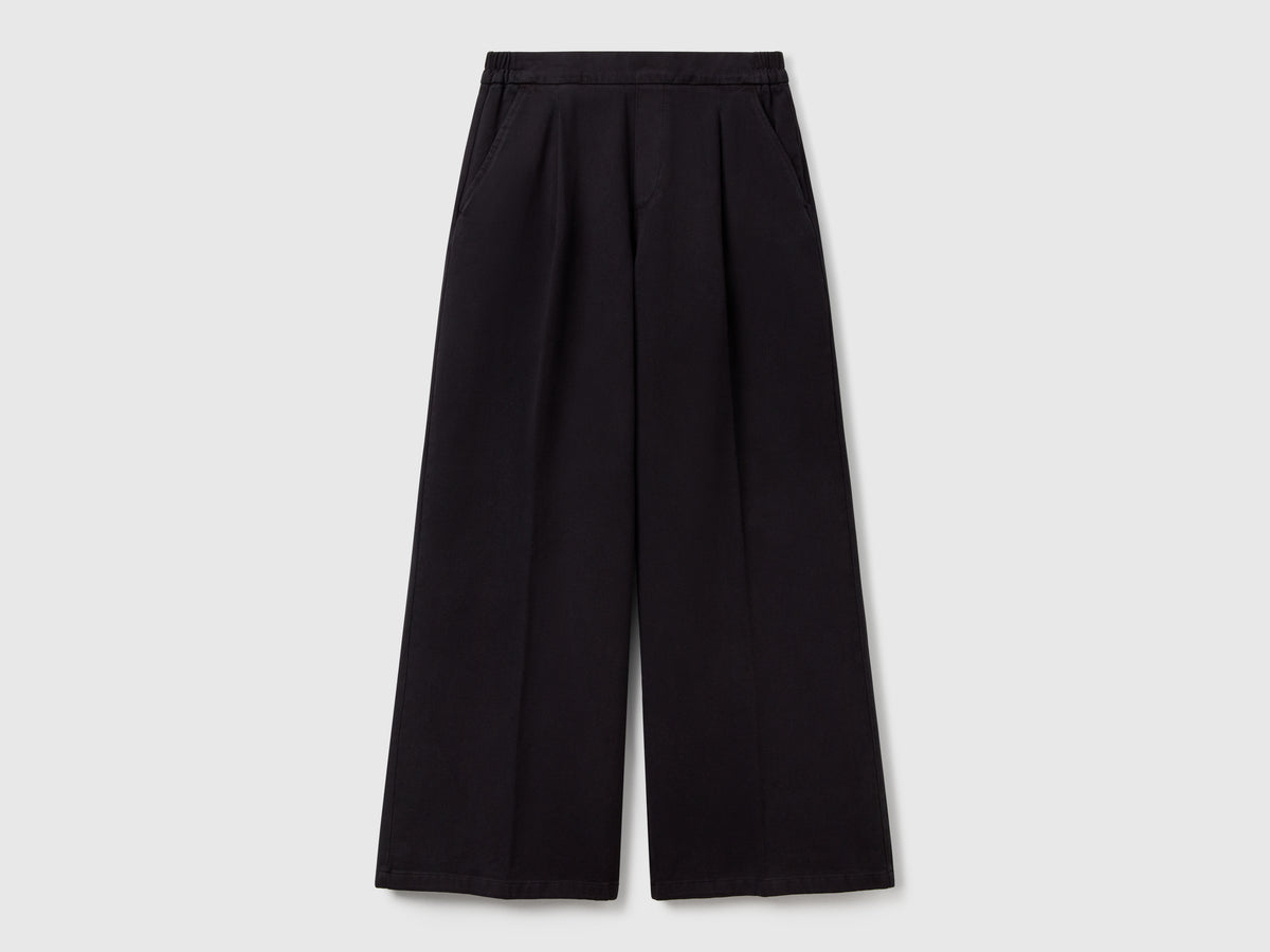 Pantaloni palazzo a vita alta