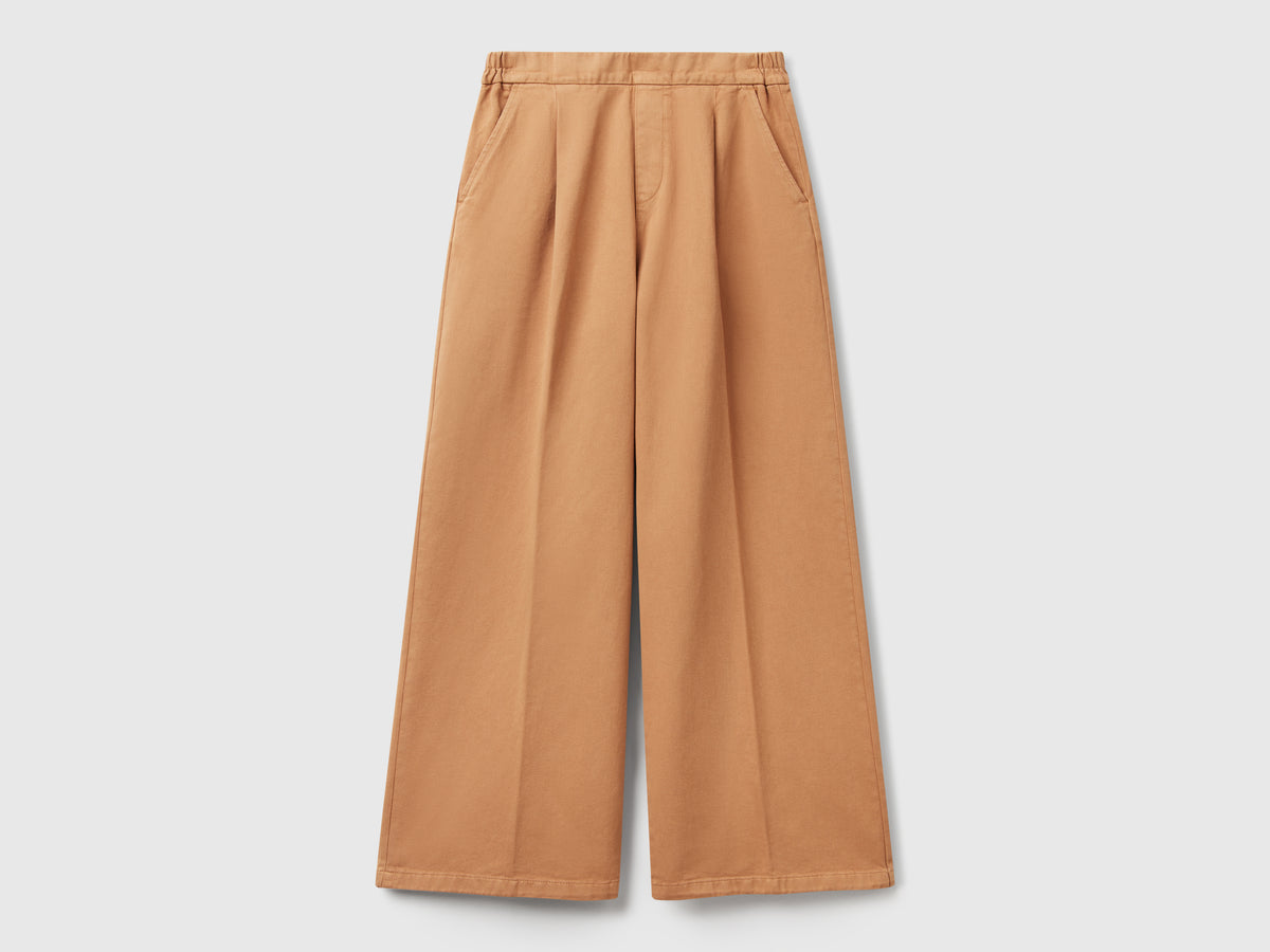 Pantaloni palazzo a vita alta