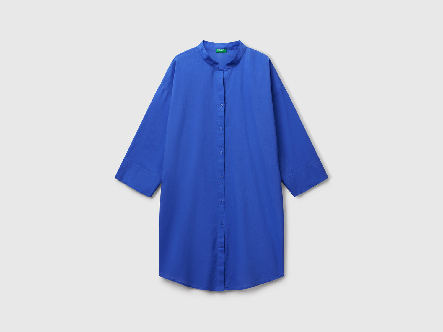 Abito a camicia da donna blu | Benetton Outlet