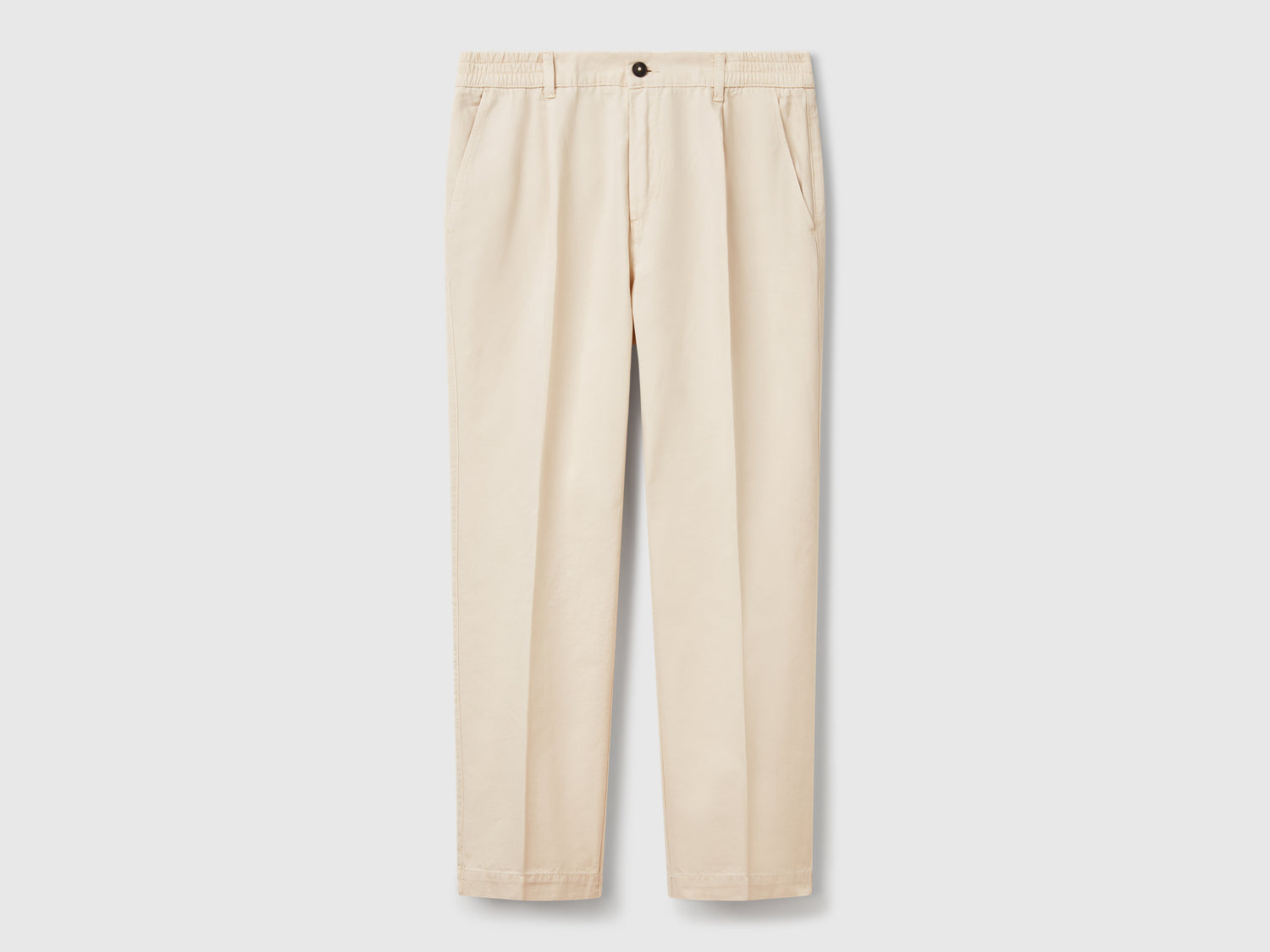 Chino carrot fit da uomo beige | Benetton Outlet