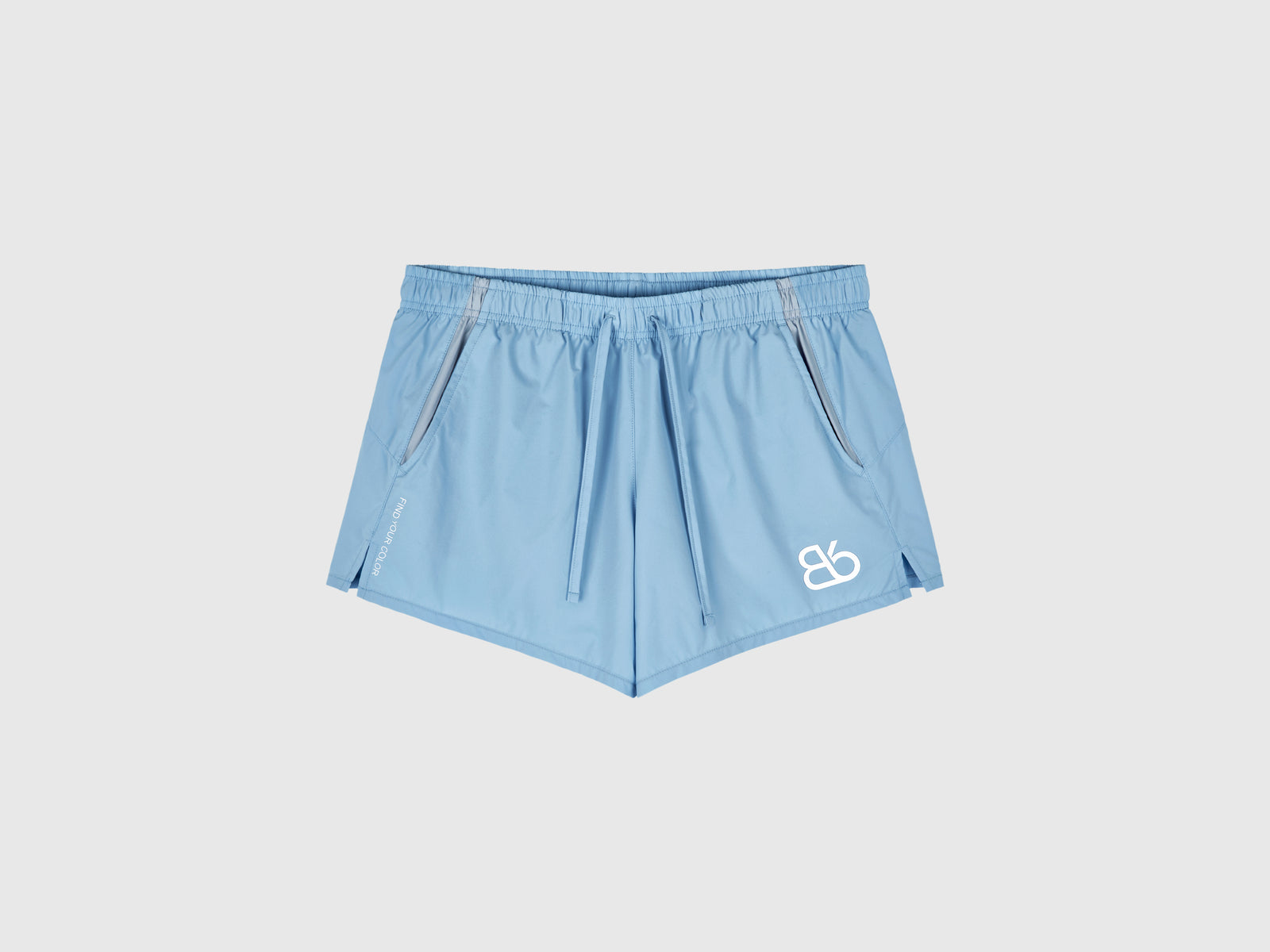 Shorts in nylon da donna celeste | Benetton Outlet