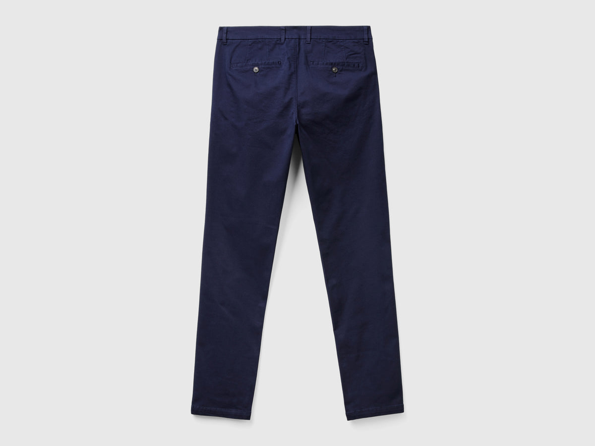Chino slim fit in cotone stretch