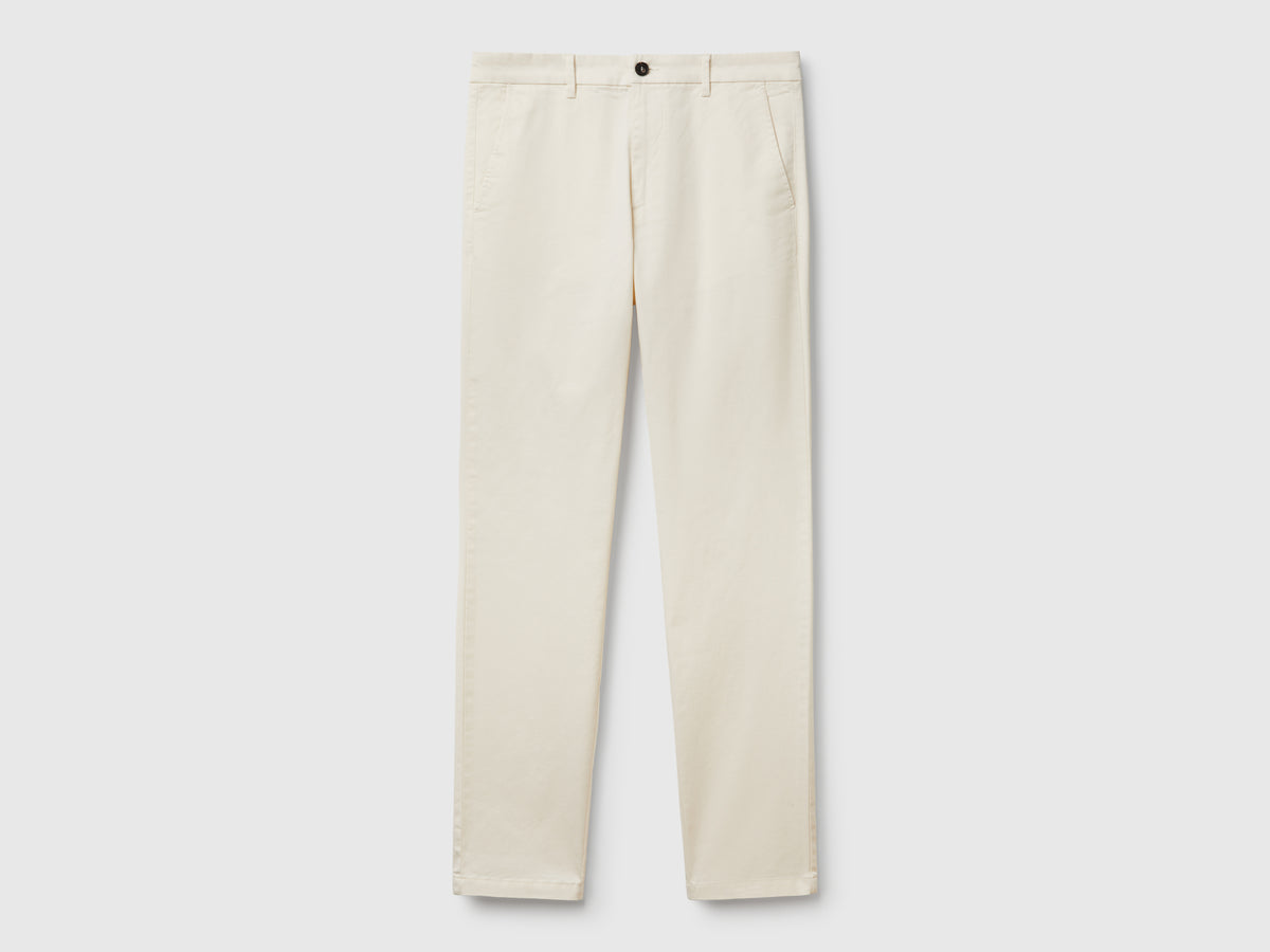 Chino slim fit in cotone stretch