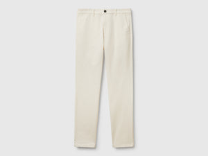 Chino slim fit in cotone stretch