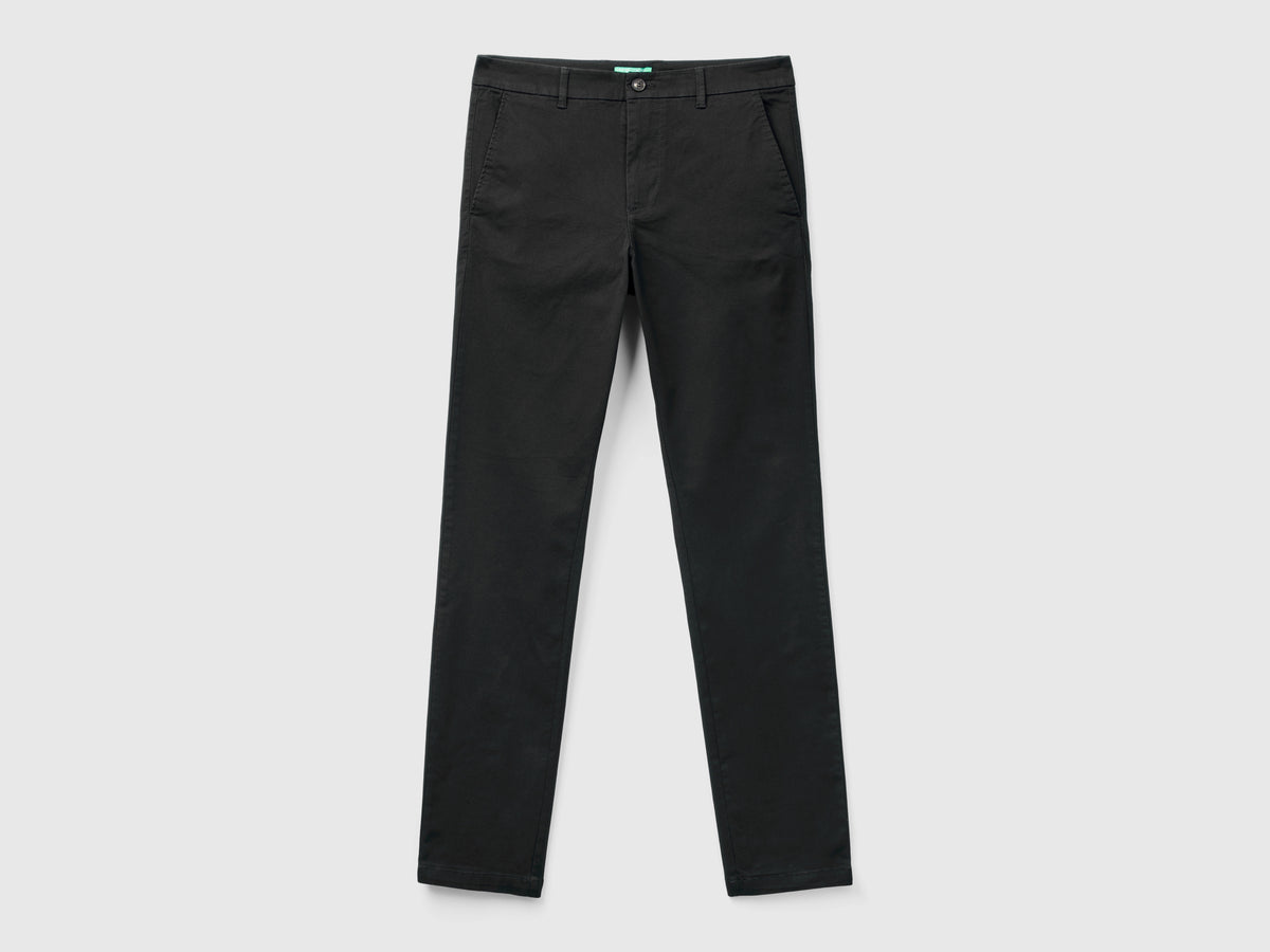 Chino slim fit in cotone stretch