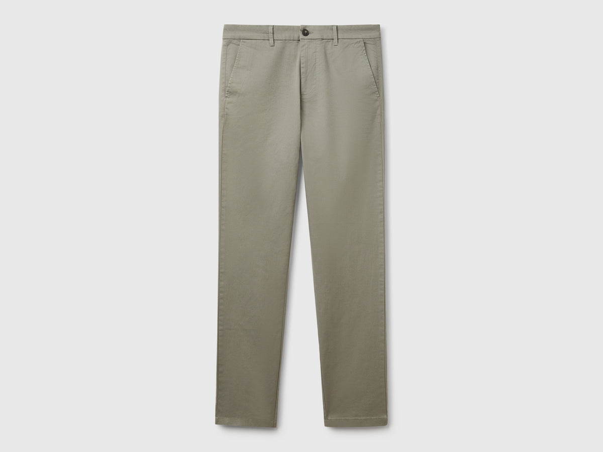 Chino slim fit in cotone stretch