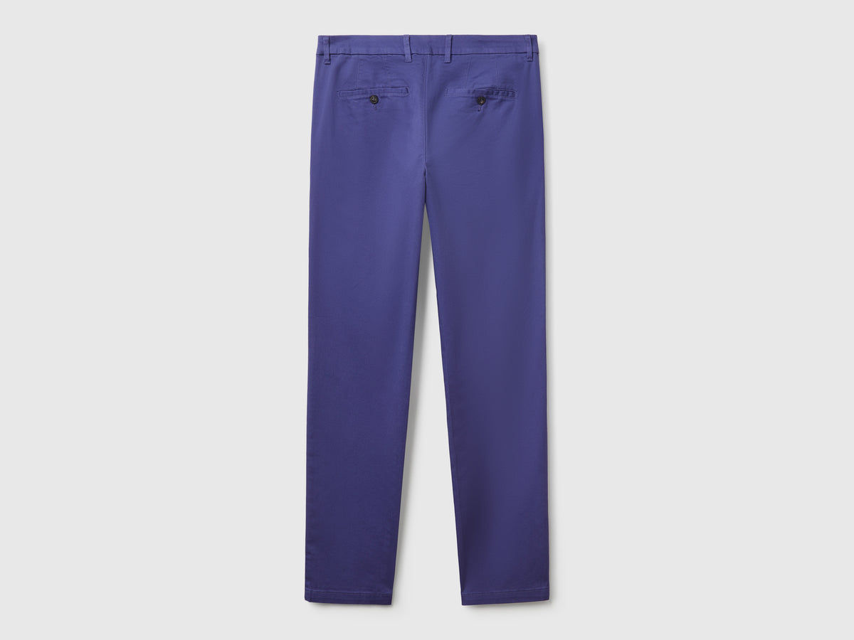 Chino slim fit in cotone stretch