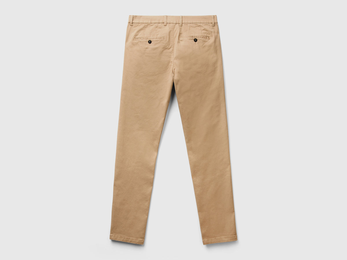 Chino slim fit in cotone stretch