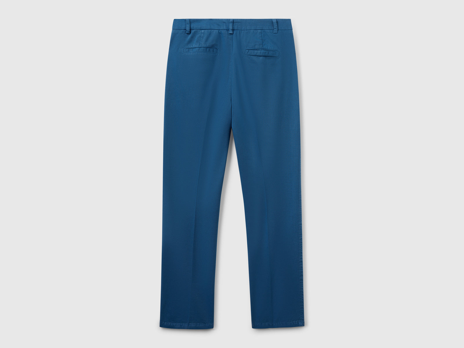 Chino slim fit in cotone da donna avio 2 | Benetton Outlet