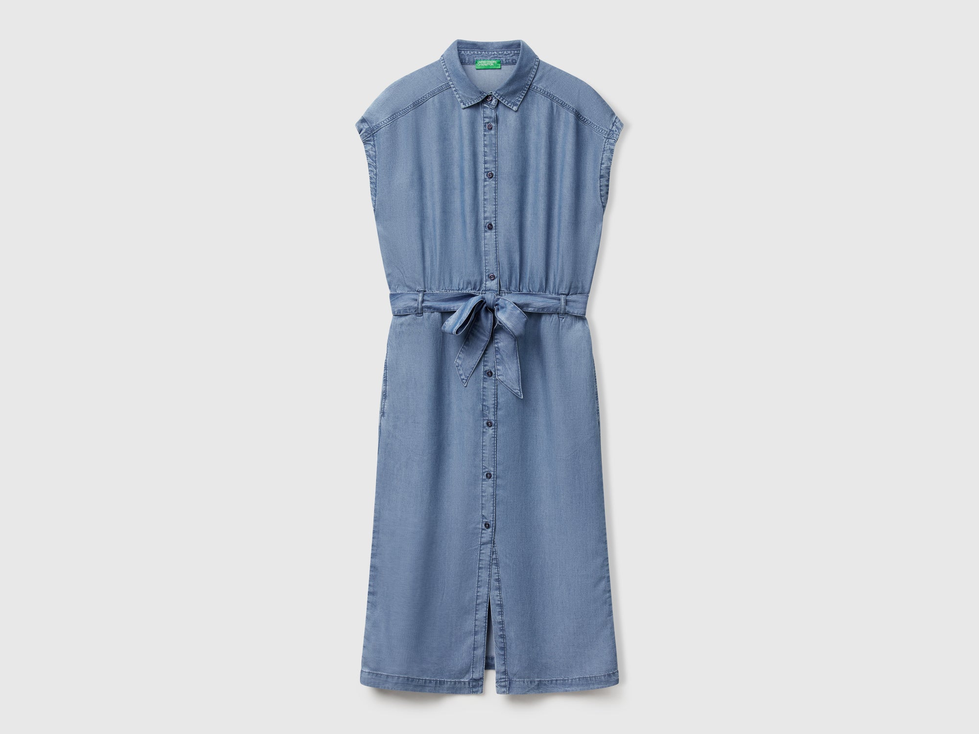 benetton shirt dress Women Spread Collar Abstract Shirt Dress United Colors of Benetton Store