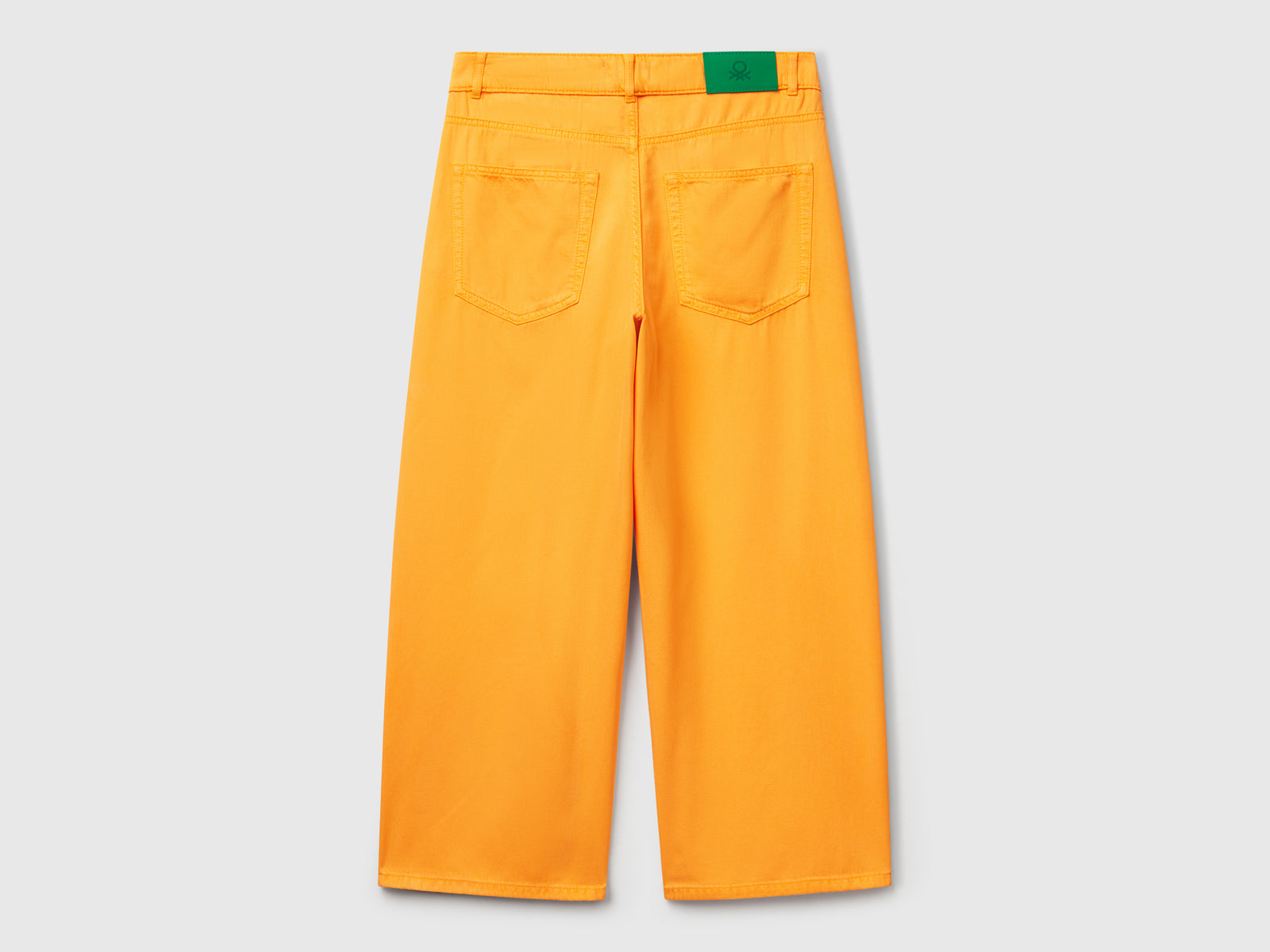 Five-pocket trousers da donna giallo 2 | Benetton Outlet