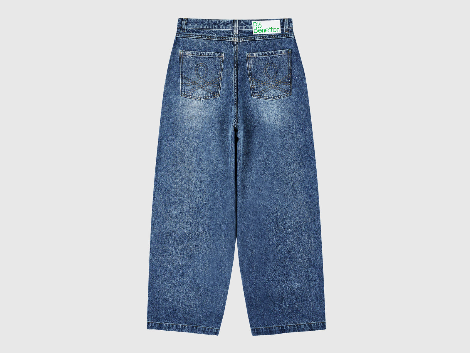 Wide jeans da donna blu 2 | Benetton Outlet