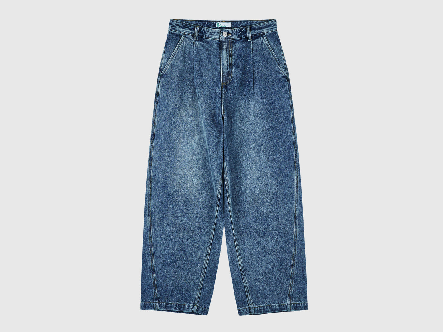 Wide jeans da donna blu | Benetton Outlet