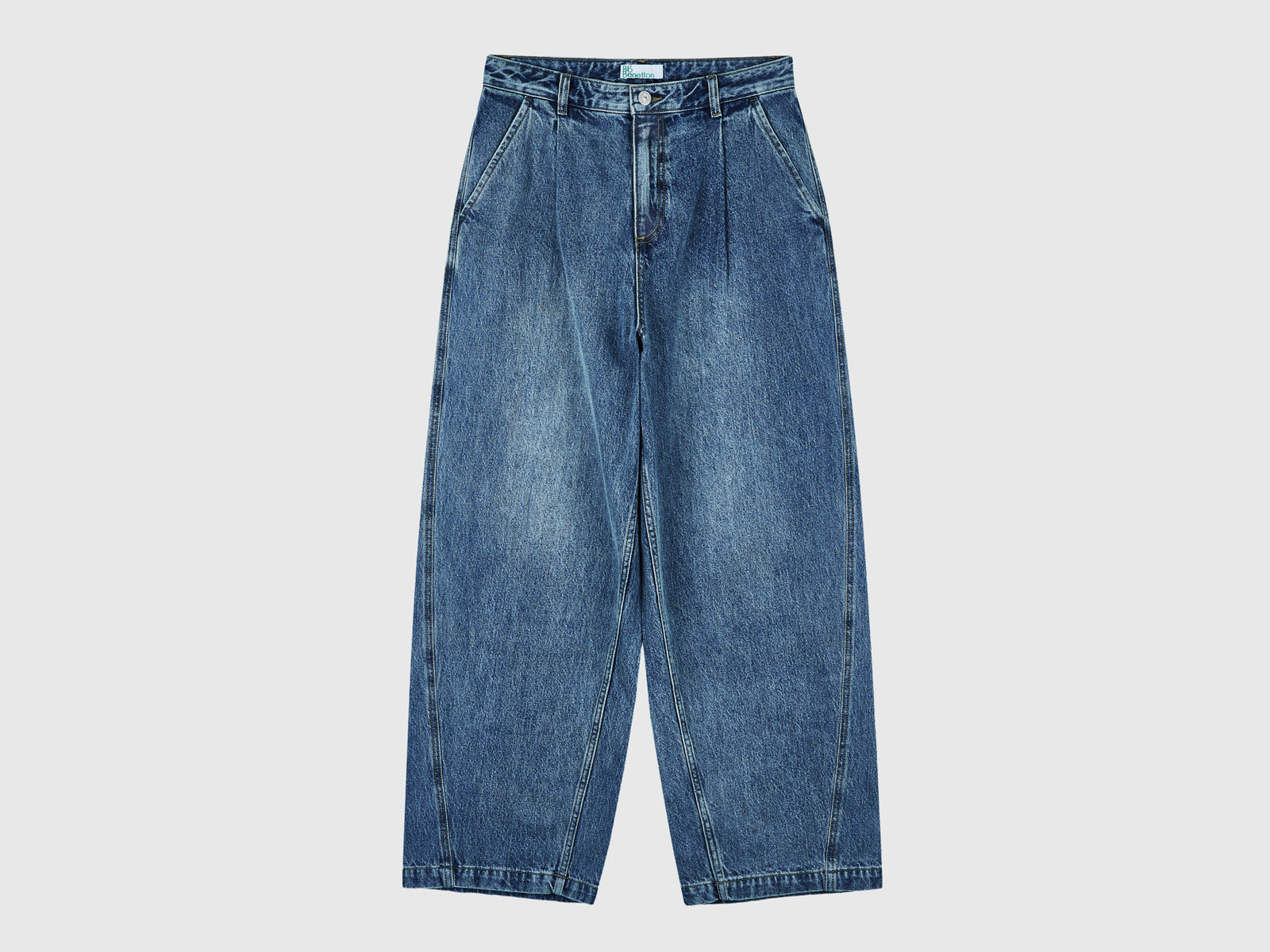 Wide jeans da donna blu | Benetton Outlet