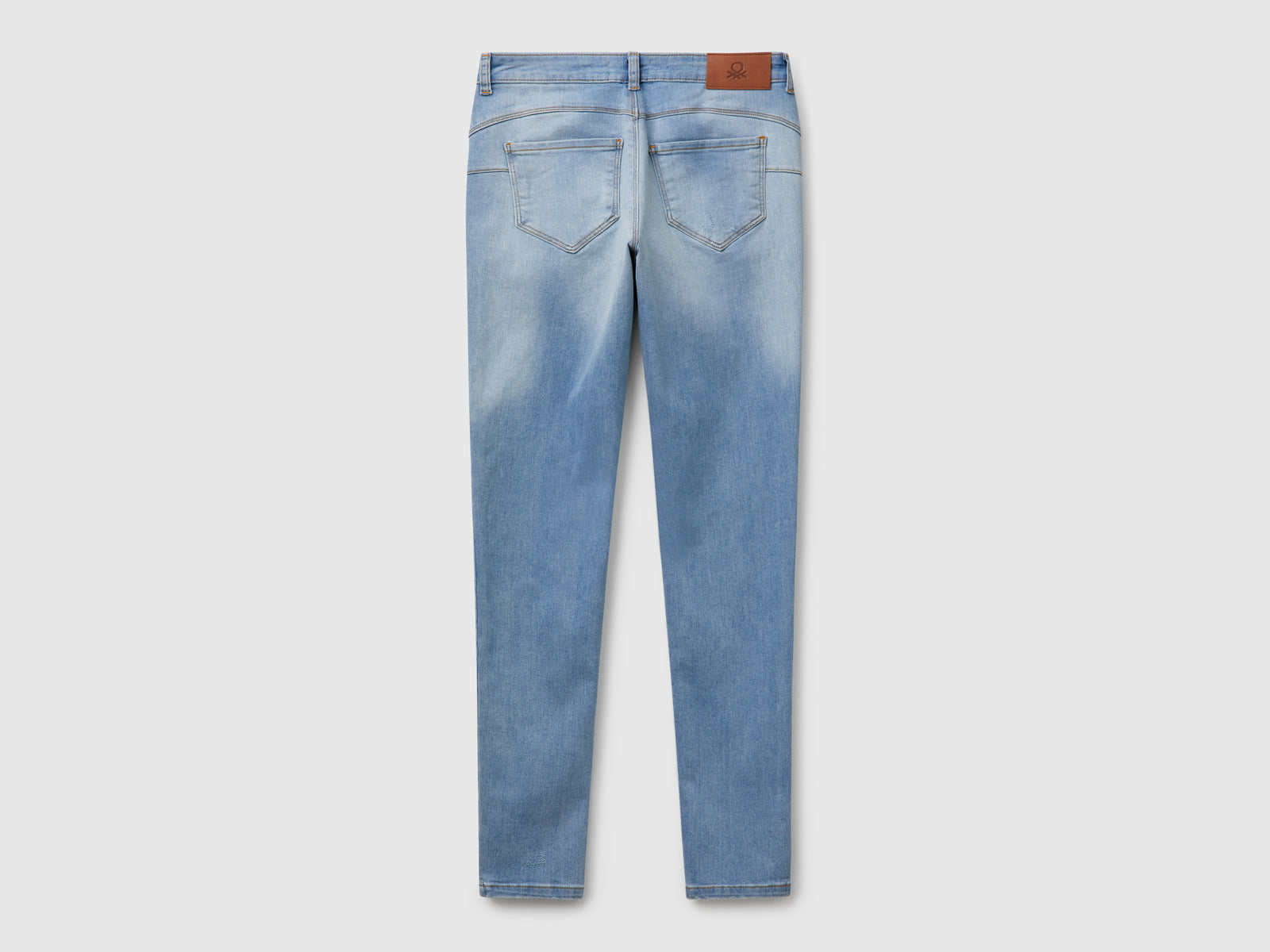 Jeans push up skinny fit da donna azzurro 2 | Benetton Outlet