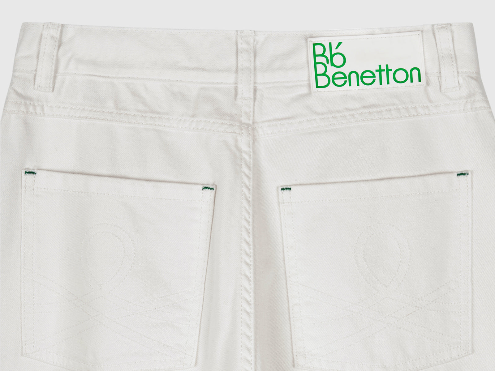 Pantaloni cinque tasche da donna grigio chiaro 3 | Benetton Outlet