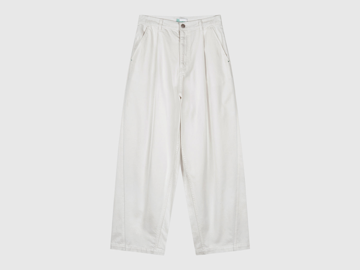 Pantaloni cinque tasche da donna grigio chiaro | Benetton Outlet
