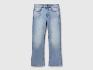 Jeans cropped in cotone