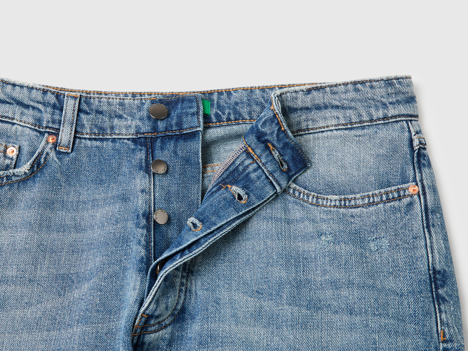 Jeans regular fit da uomo azzurro 3 | Benetton Outlet