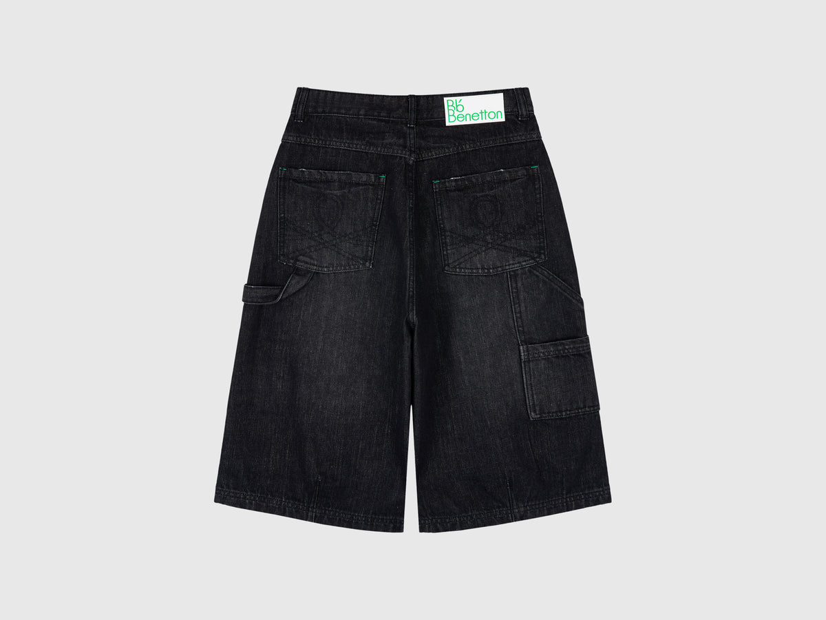 Bermuda di jeans al ginocchio