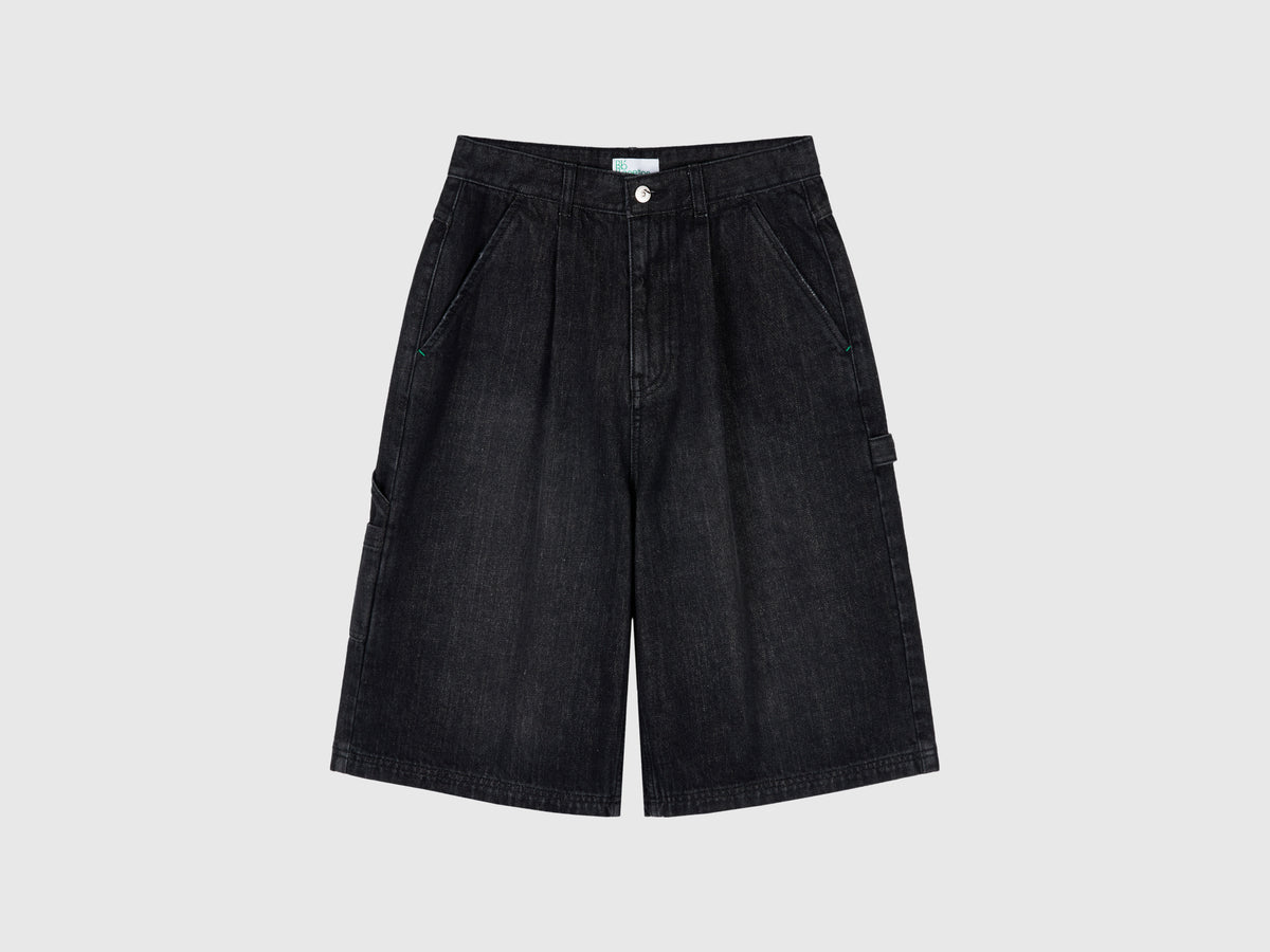 Bermuda di jeans al ginocchio