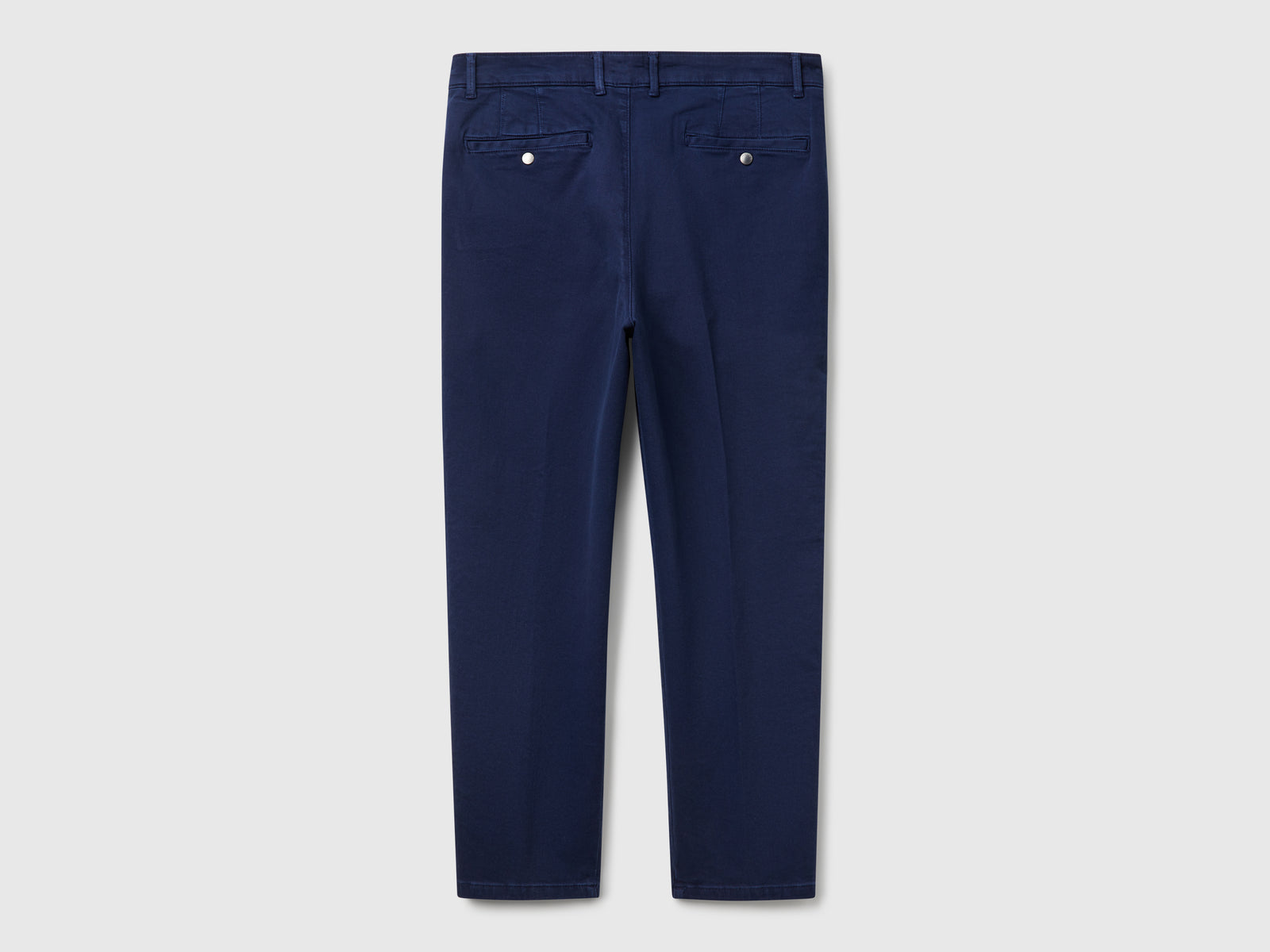 Chino in cotone stretch da uomo blu scuro 2 | Benetton Outlet