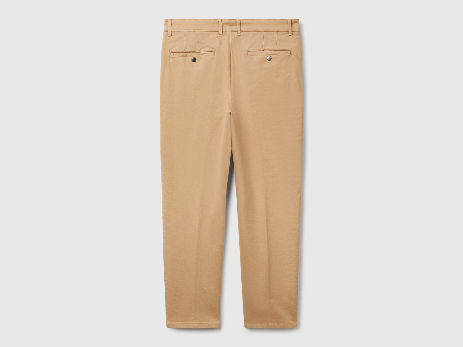 Chino in cotone stretch da uomo beige 2 | Benetton Outlet