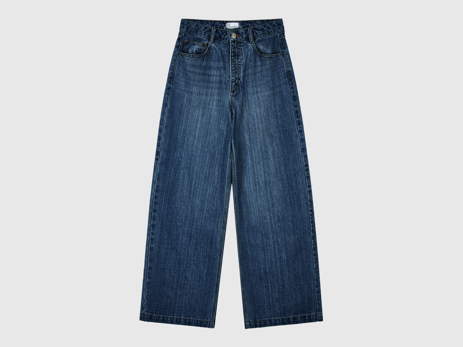 Jeans straight da donna blu | Benetton Outlet